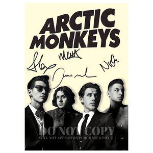 Arctic Monkeys Poster 11 X 16 - Rare 2012 Band Portrait - Cool Photo - Art Print